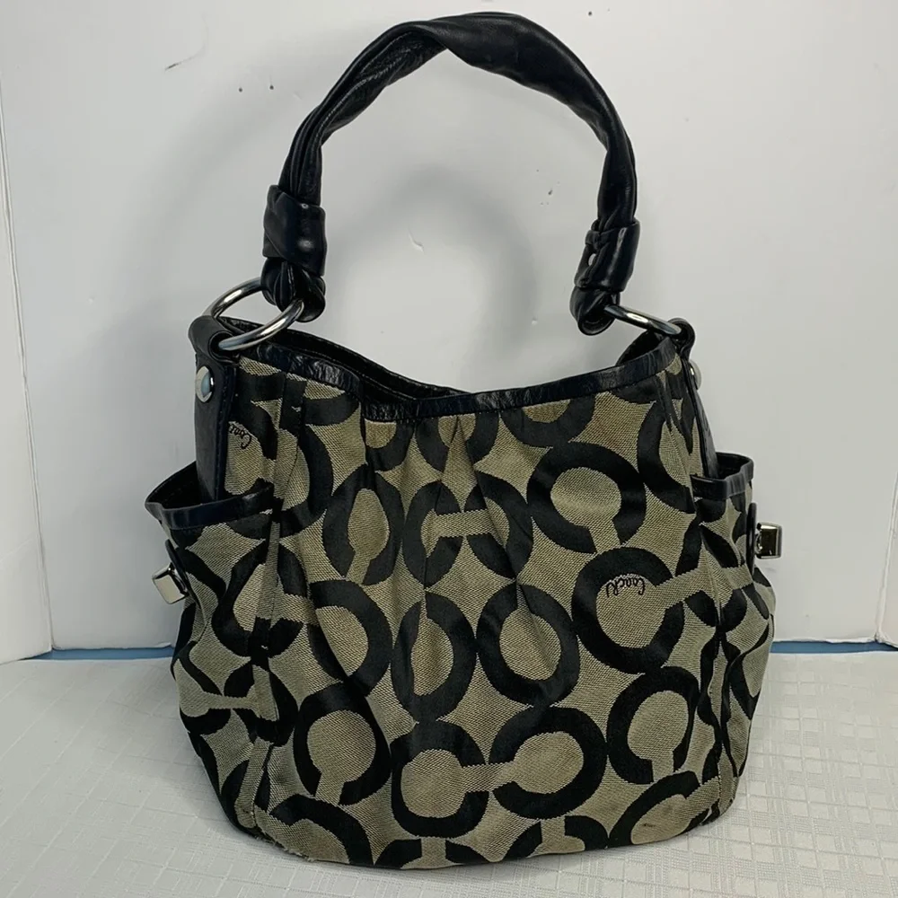 COACH PARKER OPT ART SHOULDER BAG #13427